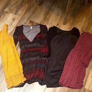 Woman’s dress bundle small pink owl brand